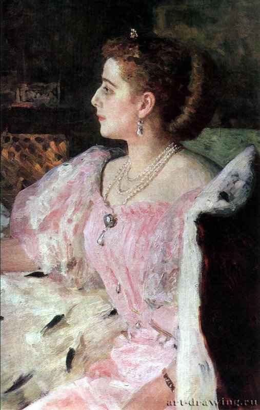 Портрет Наталии Головиной. 1896 - Холст, маслоРеализмРоссия