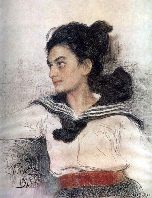 Портрет Марии Лоенфельд. 1913 - РеализмРоссия