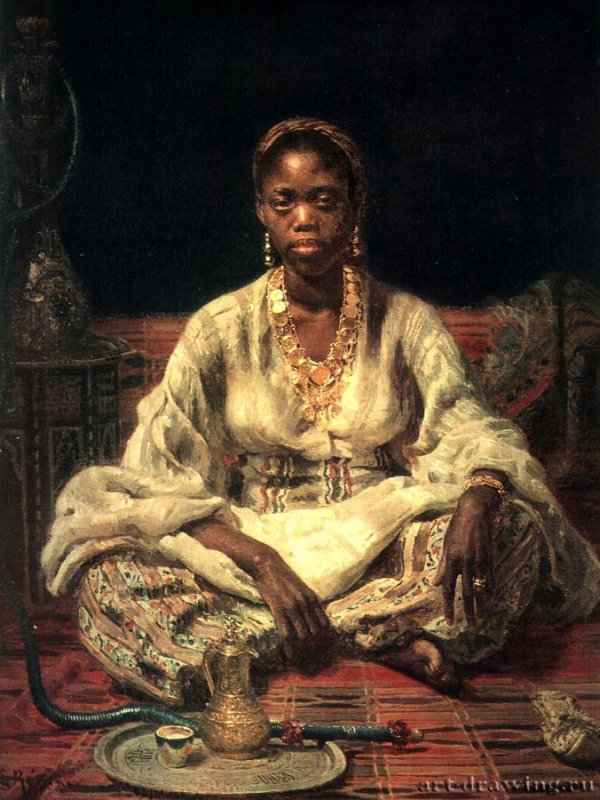 Темнокожа Женщина. 1875-1876 - Холст, маслоРеализмРоссия
