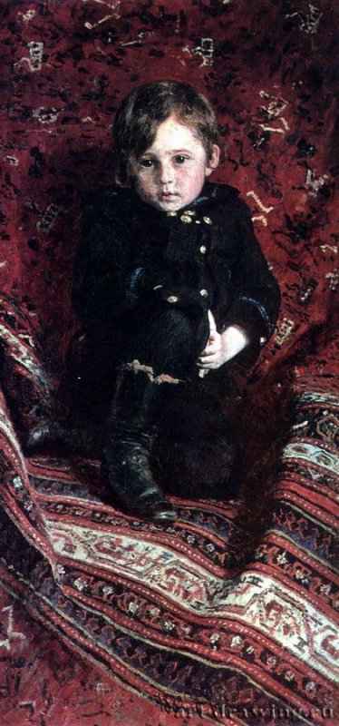 Портрет Юрия Репина. 1882 - Холст, маслоРеализмРоссия