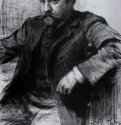 Портрет Валентина Серова. 1901 - Бумага, графитный карандашРеализмРоссия