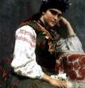 Портрет Софии Драгомировой. 1889 - Холст, маслоРеализмРоссия