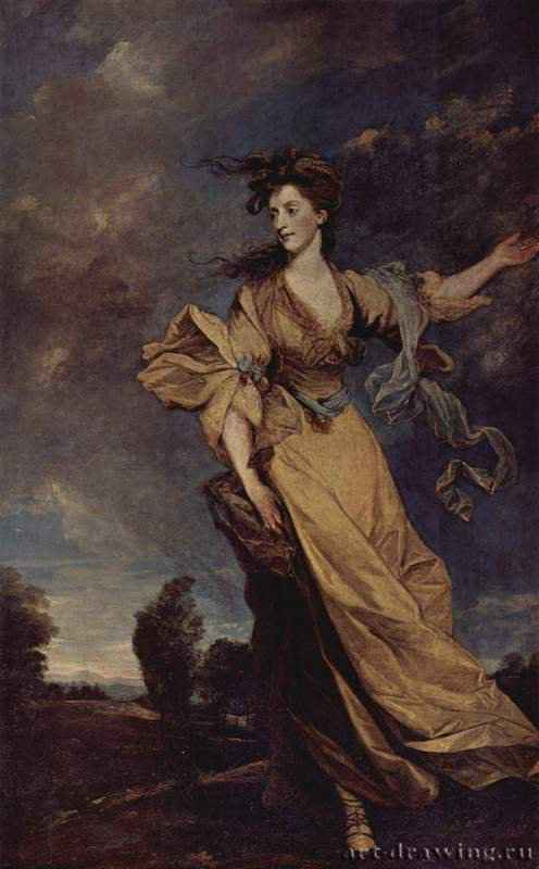 Портрет леди Джейн Холлидей. 1779 - 239 x 148,5 смХолст, маслоРококо, классицизмВеликобританияУодсдон (Бакингемшир). Нэшнл Траст