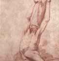 Мученичество святого (Себастьяна). Первая половина 17 века - 255 х 162 мм Сангина на коричневой бумаге Блумингтон (Индиана) Университет Индианы, Художественный музей Испания