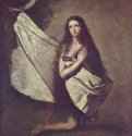 Св. Агнеcса в темнице и ангел, одевающий ее полотном. 1641 - 202 x 152 смХолстБароккоИспанияДрезден. Картинная галерея