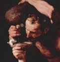 Пьяный Силен. Фрагмент. 1626 - Холст, маслоБароккоИспанияНеаполь. Национальная галерея Каподимонте