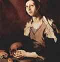 Св. Мария Египетская. 1651 - 88 x 71 смХолст, маслоБароккоИспанияНеаполь. Городской музей Гаэтано Филанджьери