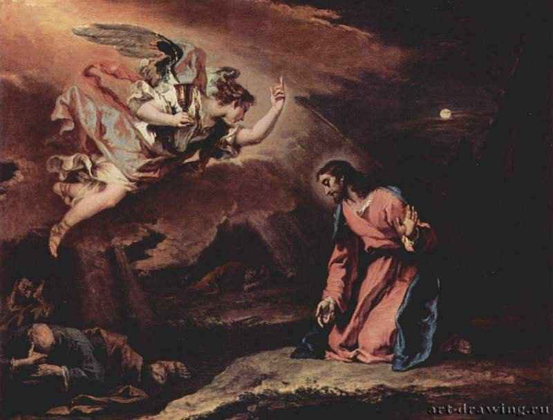 Моление о чаше. 1730 - 95 x 76 смХолст, маслоБарокко, рококоИталияВена. Художественно-исторический музей
