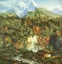 Гора Вацман. 1826 - 114 x 90 смХолст, маслоРомантизм, бидермейерГерманияМюнхен. Новая пинакотека