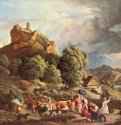 Скала Шрекенштайн близ Аусига. 1835 - Холст, маслоРомантизм, бидермейерГерманияЛейпциг. Музей изобразительных искусств