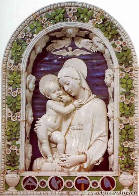Роббиа, Андреа делла: Мадонна каменщиков 1475-1480.