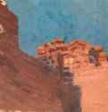 Этюд стен 1890-е гг. - Холст, масло; 21,5 х 21,5 см. Музей Николая Рериха. Нью-Йорк, США.