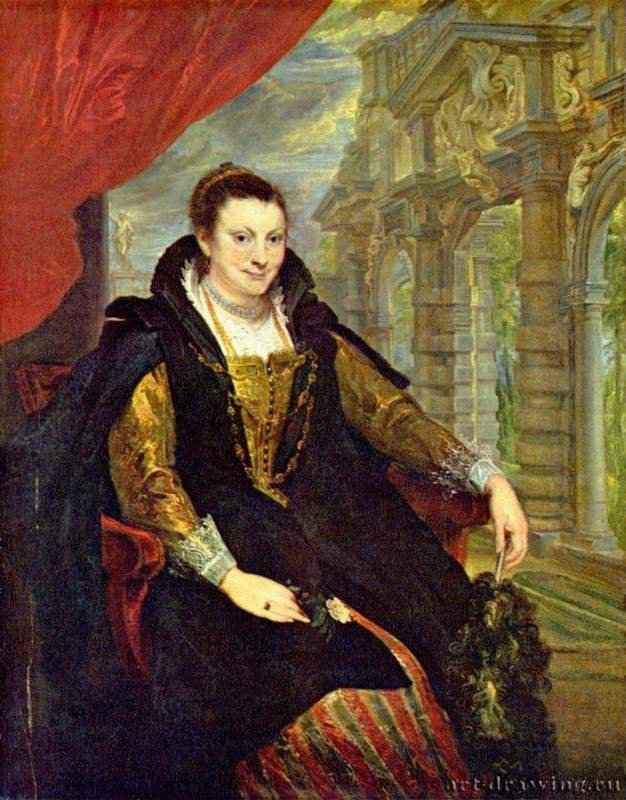 Портрет Изабеллы Брант. 1623-1626 - 153 x 120 смХолст, маслоБароккоНидерланды (Фландрия)Вашингтон. Национальная картинная галерея