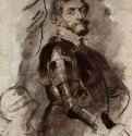 Портрет Томаса Хоуарда, герцога Арундел. 1638 - 460 х 355 мм. Кисть сепией и маслом, на бумаге. Уильямстаун (Массачусетс). Художественный институт Стерлинга и Фрэнсин Кларк. Фландрия.