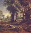 Вечерний пейзаж. Первая половина 17 века - 49,5 x 54,7 смДерево, маслоБароккоНидерланды (Фландрия)Роттердам. Музей Бойманс ван Бейнинген