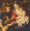 Святое семейство с Елизаветой и Иоанном. 1634 * - 123 x 103 смХолст, маслоБароккоНидерланды (Фландрия)Кёльн. Музей Вальрафа-Рихартца