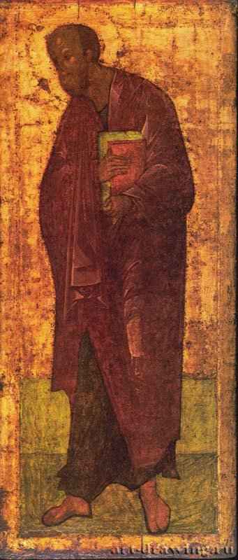Андрей Рублев и его последователь: Апостол Павел 1425-1427.