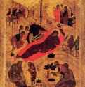 Рождество Христово. 1405 - 81 x 62 см. Икона. Праздничный чин. Благовещенский собор Московского Кремля. 