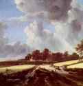 Пшеничные поля. 1670 * - 98 x 128 смХолст, маслоБароккоНидерланды (Голландия)Нью-Йорк. Музей Метрополитен