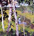 Пейзаж с рекой. 1913 - Холст, маслоРоссия