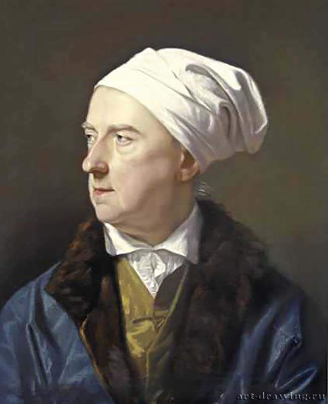 Портрет Гэвина Хамилтона, 1788 г. - Пастель, бумага; 61,00 x 48,70 см. Национальная галерея Шотландии. Эдинбург. Великобритания.