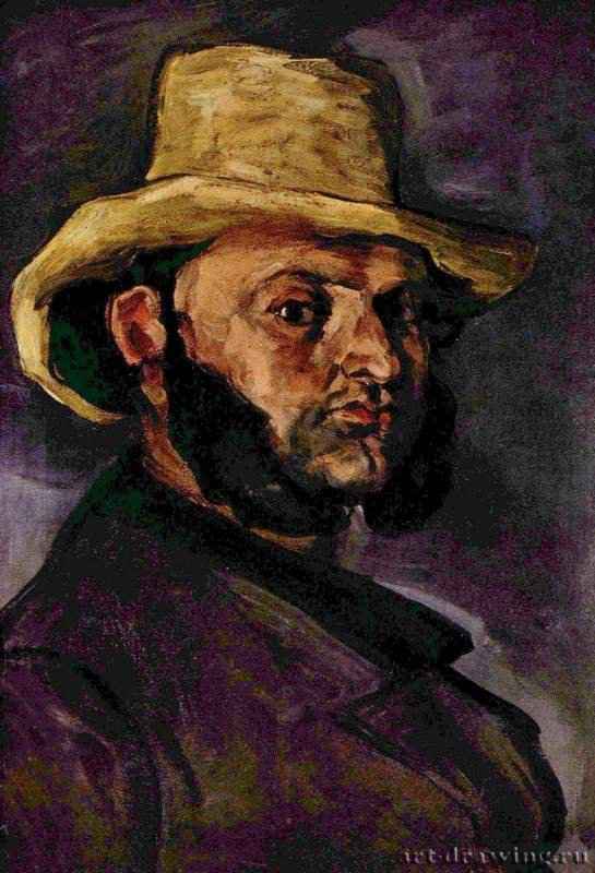 Мужчина в соломенной шляпе (портрет Бойера) 1870-1871 - 55 x 39 смХолст, маслоПостимпрессионизмФранцияНью-Йорк. Музей Метрополитен