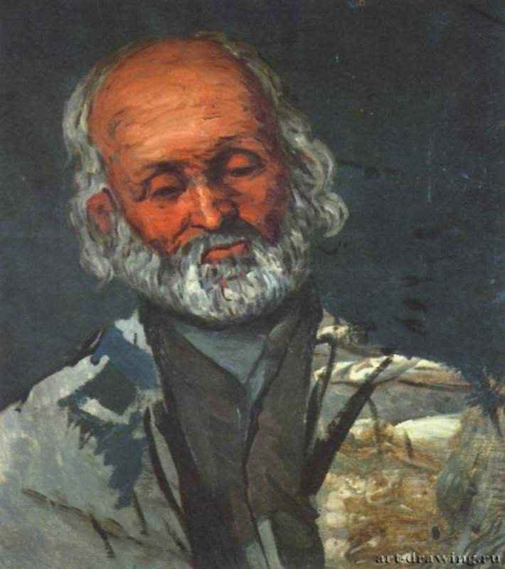 Портрет пожилого человека. 1865-1868 * - 51 x 48 смХолст, маслоПостимпрессионизмФранцияПариж. Музей Орсэ