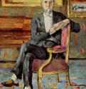 Портрет сидящего Виктора Шоке. 1877 * - 46 x 38 смХолст, маслоПостимпрессионизмФранцияКолумбус (штат Огайо). Галерея изящных искусств
