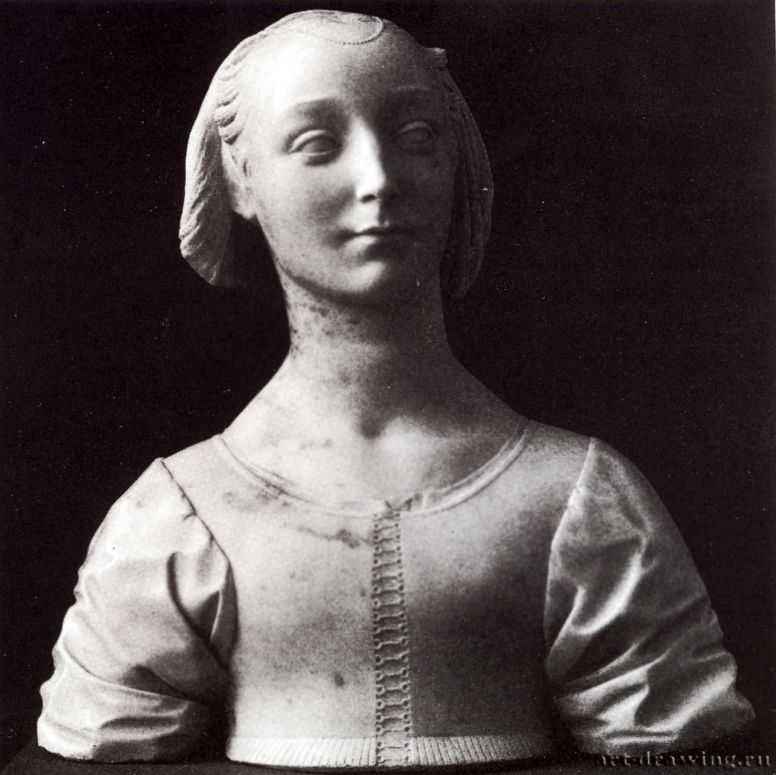 Сеттиньяно, Дезидерио да: Портрет Мариетты Строцци, 1455.