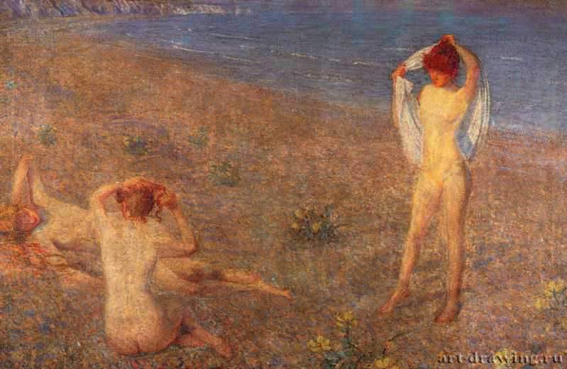 Летний вечер, 1888 г. - Холст, масло; 146 х 228,6 см. Частное собрание.