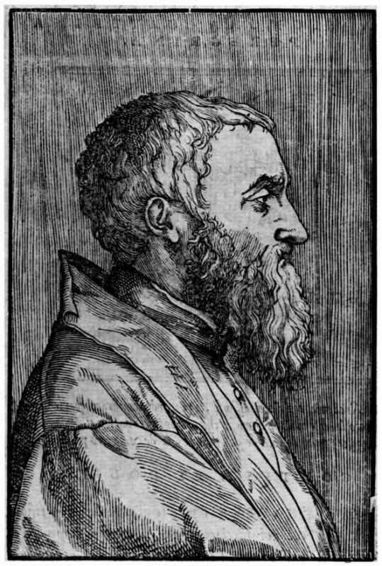 Портрет неизвестного (Даниэле Барбаро). 1540 - Сальвиати, Джузеппе Порта: 137 х 90 мм. Ксилография. Берлин. Гравюрный кабинет. Гравер: Марколини, Франческо.
