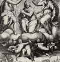 Коронование Девы Марии. 1579-1581 - 455 х 325 мм. Резцовая гравюра на меди. Вена. Собрание графики Альбертина. Италия.