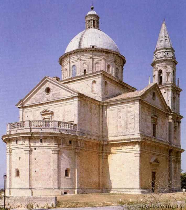 Сангалло Старший, Антонио да: Мадонна ди Сан Бьяджо 1518-1545.
