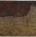Скалистый пейзаж с деревом. 1621-1632 - Офорт, обратный оттиск серым, на грунтованной темно-серым бумаге, переработан акварелью и гуашью 102 x 180 мм Риксмузеум Амстердам