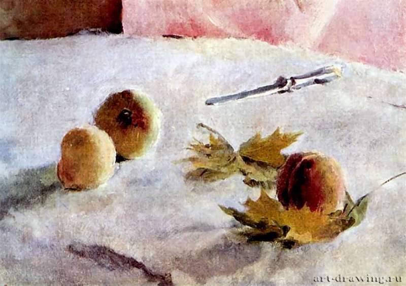 Девочка с персиками (фрагмент) 1887 - РеализмРоссияМосква. Государственная Третьяковская галерея