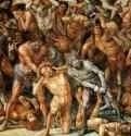 Фрески из собора в Орвьето. Души проклятых, фрагмент. 1499 - Фреска. Орвьето. Капелла Мадонны ди Сан Брицио.
