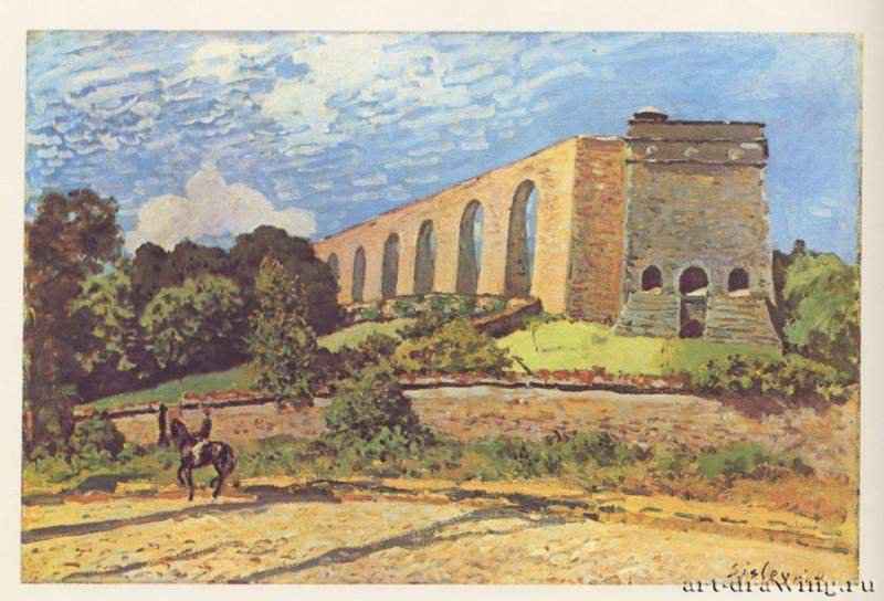 Акведук в Пор-Марли. 1874 - 54,3 x 81,3 смХолст, маслоИмпрессионизмФранцияТолидо (штат Огайо). Музей искусств