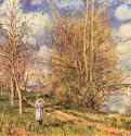 Весенняя лужайка в Би. 1880 - 54 x 73 смХолст, маслоИмпрессионизмФранцияЛондон. Галерея Тейт