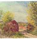 Дорога в Венё-Надоне весной. 1885 - 54 x 73 смХолст, маслоИмпрессионизмФранцияЧастное собрание