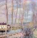 Канал Луэн. 1892 - 60 x 74 смХолст, маслоИмпрессионизмФранцияПариж. Музей Орсэ