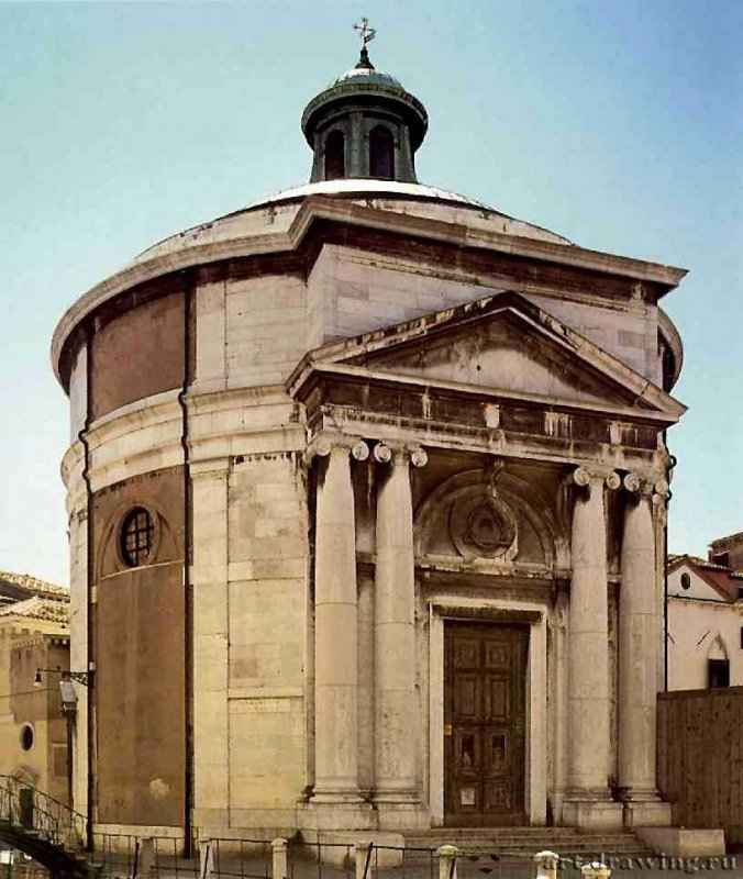 Церковь Санти Симоне э Джуда. Фасад. 1718-1738 - Венеция. Италия.