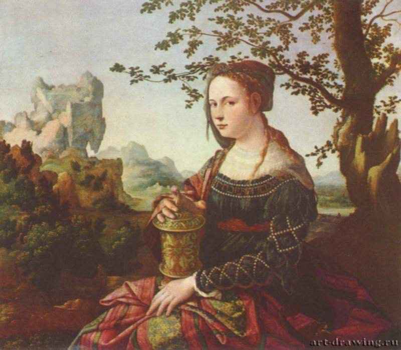 Мария Магдалина. 1530 * - 67 x 76,5 смДеревоВозрождениеНидерланды (Голландия)Амстердам. Рейксмузеум