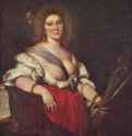Женщина с гамбой. 1630-1640 * - 125 x 99 смХолстБароккоИталияДрезден. Картинная галерея