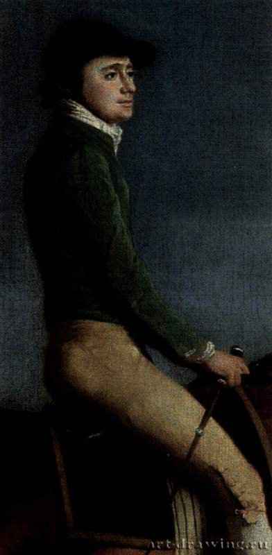 Портрет жокея Джона Ларкина. Фрагмент. 1768 - Холст, маслоРомантизмВеликобританияЛондон. Галерея Тейт