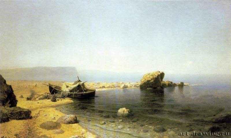 Прозрачная вода. 1879-1885 - 78 х 125 смХолст, маслоРоссияКиев. Киевский государственный музей русского искусства