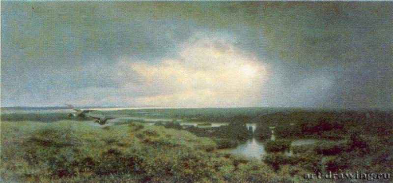Болото. 1863 - 35 х 76,3 смХолст, маслоРоссияМосква. Государственная Третьяковская галерея