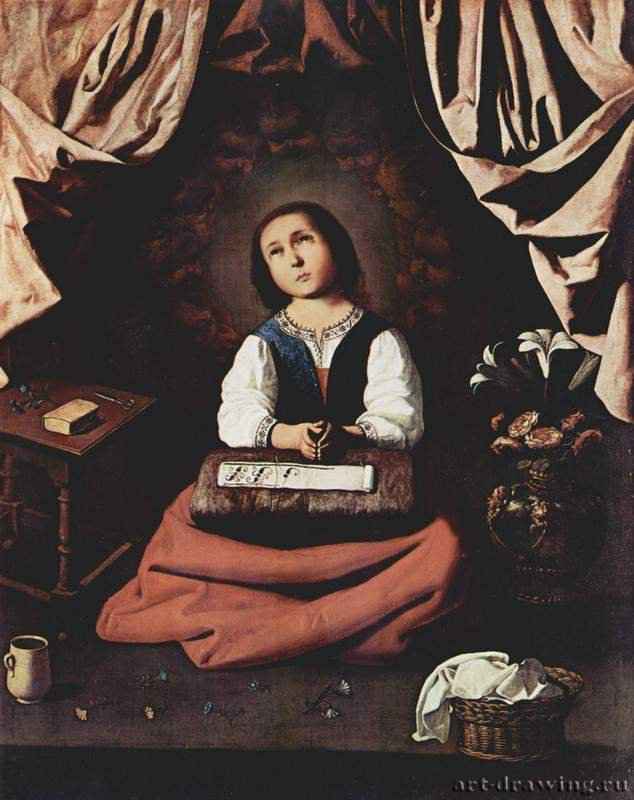 Молитва Девы Марии. 1630 * - 117 x 94 смХолст, маслоБароккоИспанияНью-Йорк. Музей Метрополитен