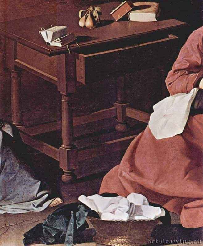 Отрок Иисус, созерцающий терновый венец. Фрагмент.  1630 * - Холст, маслоБароккоИспанияКливленд (штат Огайо). Художественный музей