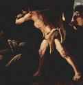 Геракл побеждает Лернейскую гидру. 1634 - 133 x 167 смХолст, маслоБароккоИспанияМадрид. ПрадоИз цикла картин для дворца Буэн Ретиро (два батально-исторических полотна и десять на тему подвигов Геракла); заказчик - король Филипп IV