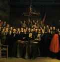 Заключение Мюнстерского мира. 1648 - Масло, медь. 46 x 60. Риксмузеум. Амстердам.
